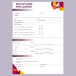 11 Best Practice Job Application Forms Printable Printablee