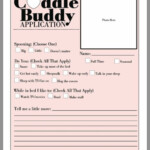 12 Best Forms Images On Pinterest Application Form Cuddle Buddy