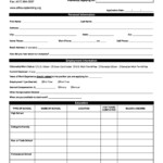 50 Free Employment Job Application Form Templates Printable