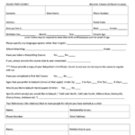Application Form For Teen Babysitters 13 17yrs Printable Pdf Download