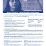 Arizona State University Application Form 1 Free Templates In PDF