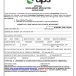 ASU APS ASU Scholarship Application Cover Sheet 2019 2021 Fill And