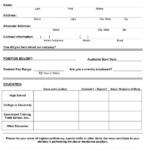 Basic Application Templates West Pike Official Website Employment