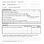 California State Senate Employment Application Form Printable Pdf Download