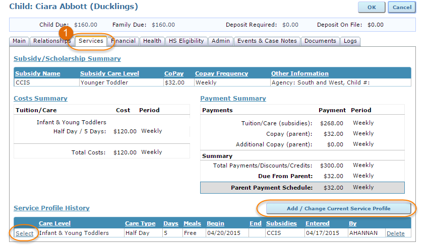 Ccis Copay Chart Charge gecgwl