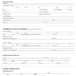 Commercial Office Lease Application Form Templates At