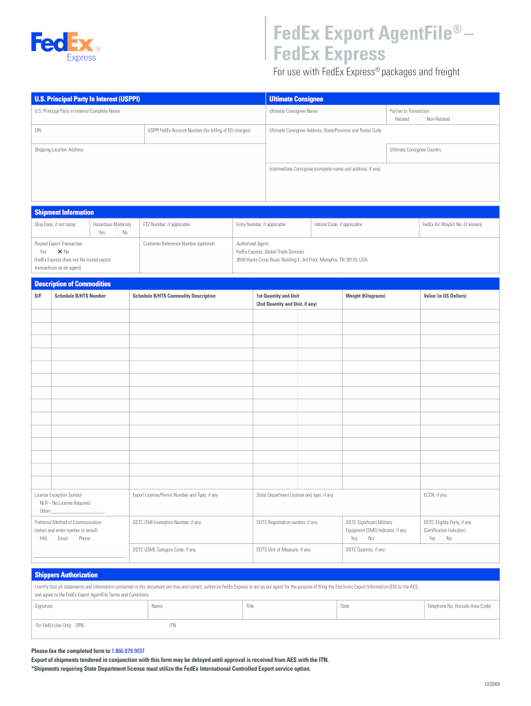 Fedex Application Form Fill Out And Sign Printable PDF Template SignNow