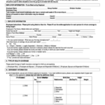 Form Oci 26 501 Uniform Employee Application Printable Pdf Download