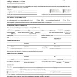 FREE 7 Printable Application Templates In MS Word PDF