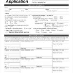 FREE 8 Sample Employment Application Forms In MS Word PDF
