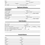 Free Printable Business Credit Application Form Form GENERIC