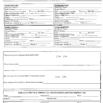 Free Printable Chuck E Cheese s Job Application Form Page 2