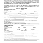Free Printable Divorce Papers Form GENERIC