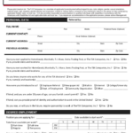 Free Printable T J Maxx Job Application Form