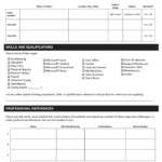 Free Printable T J Maxx Job Application Form Page 3