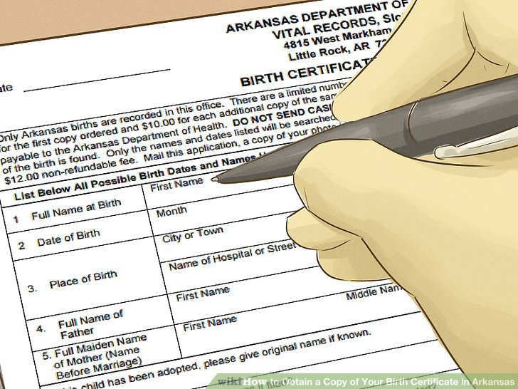 How To Obtain A Copy Of Your Birth Certificate In Arkansas