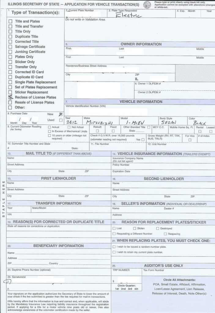 Illinois Form Vsd 190 Printable SeeHow