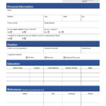 Job Application Form Examples 9 PDF Examples