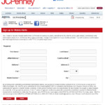 Job Application Form Jcpenney Employment Application