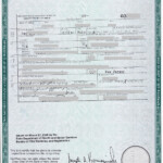 New Jersey Birth Certificate With An Apostille