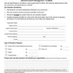 Papa Murphy s Donation Request Fill Online Printable Fillable