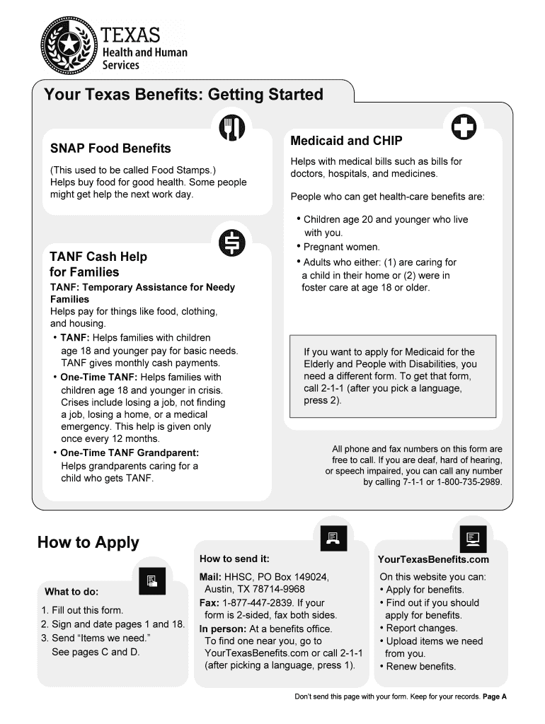 Pdf Food Stamp Application Texas WordPress Com Fill Out And Sign 