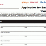 T J Maxx Application PDF Print Out