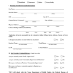 Texas Snap Application Fill Online Printable Fillable Blank