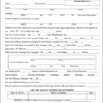 Walgreens Job Application Form Pdf